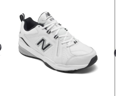 New Balance 608v5 MX608WN5 Men’s 11D White Navy Leather Training Walking Shoes New Balance 608v5 Men main image 4