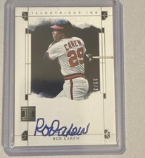 2024 Panini Impeccable - Illustrious Ink Auto Rod Carew #II-12 /35 (AU)