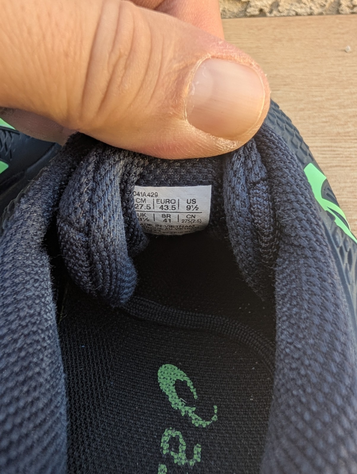 ASICS Gel-Resolution Dynawall Men's Tennis Shoes Black Green US 9.5 thumbnail 8