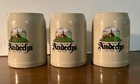 KLOSTER ANDECHS Set of 3 Ceramic Beer Steins Mug Germany Bier Brewery Seit 1455 — photo 2