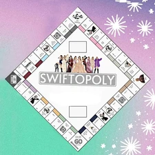 SWIFTOPOLY The Eras Tour Interactive Chessboard  Game  Fans Party Game