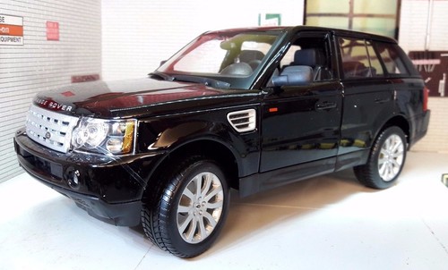 Range Rover Sport 1:18 Maisto Burago TDV6 LR3 czarny szczegółowy model odlewany ciśnieniowo Land - Zdjęcie 1 z 5