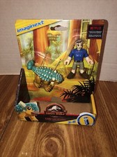 Imaginext Jurassic World Camp Cretaceous Ankylosaurus Bumpy  Ben Figures HCJ05
