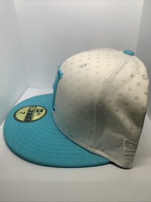 Casquette HUF New Era Polka Dot Réflecteur - Blanc Et Bleu à Carreaux - Taille 7 5/8 - Neuf Avec étiquettes