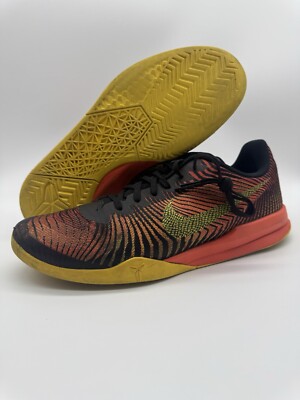 Nike Kobe Mentality Thunder 818952-003 Orange Yellow Black