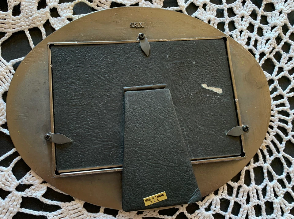 Marco de fotos de metal Sage SK peltre 5 X 3,5 ovalado el tiempo que pasamos juntos Foto 2 de 2