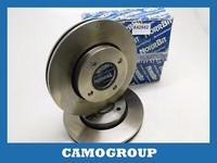 Paar Bremsscheiben Vorne Front Brake Disc Ford Escort MK5 MK6 Orion MK3