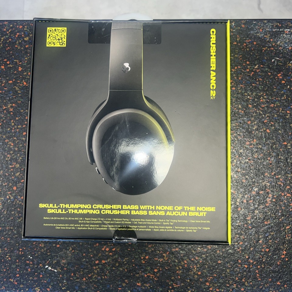 Skullcandy Crusher ANC XT 2 NEW OverEar Headphones Black