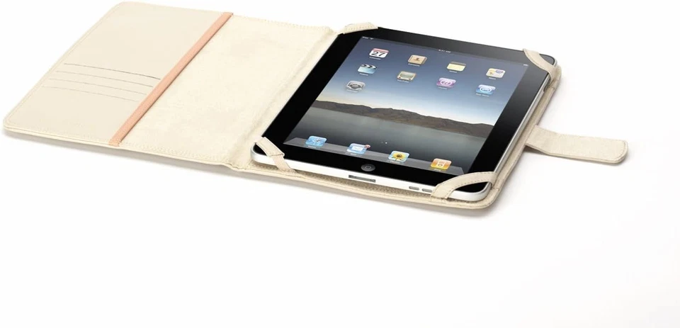 Funda de transporte de cuero plegable Elan Passport tipo folio para Apple iPad de 9,7 pulgadas Foto 3 de 4