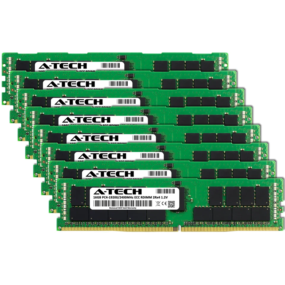128GB 8x 16GB PC4-2400 RDIMM ASUS RS500-E8-PS4 V2 RS700-E8-RS4/V2 Memory RAM - Image 2 of 4