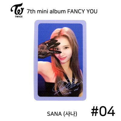TWICE FANCY YOU サノク トレカ サナ TWICE 7th mini album FANCY YOU Official Photocard SANA KPOP