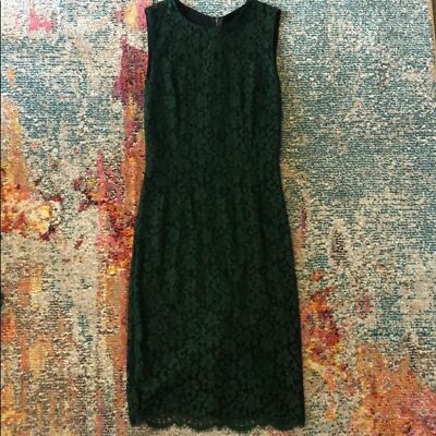 Vintage Dolce & Gabbana  Green Lace Dress | eBay