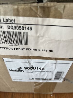 Hettich Front Fixing Clip Quadro 5/8''  HE 54193 Left Right Set 100GN/Pair