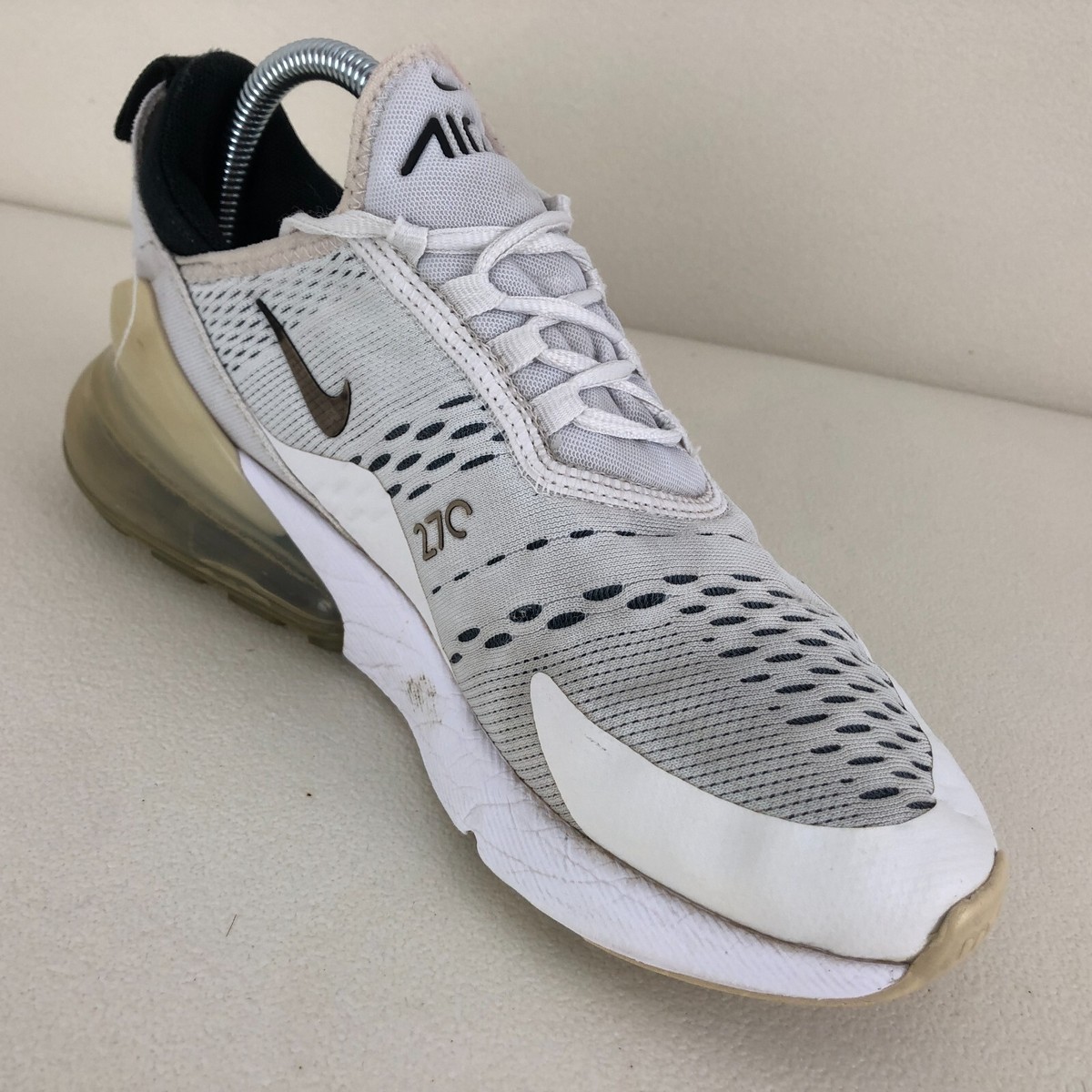 Nike Air Max 270 Missing Insoles White Trainers Sneakers Women UK