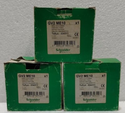 schneider electric gv2me10. 3 Pes Lot 