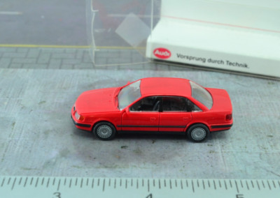 Rietze Audi 100 Car Red 1:87 HO Scale (HO6413)
