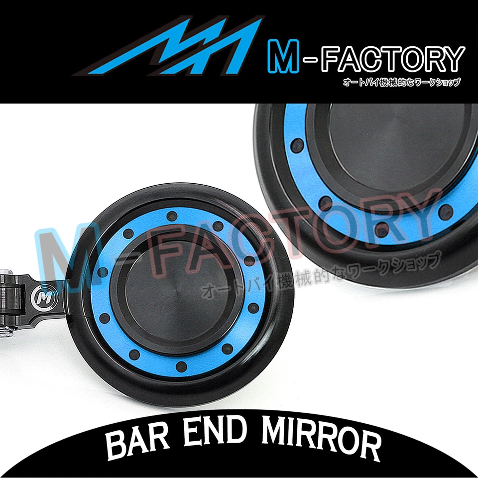 REACTOR CNC Bar End Mirrors For Ducati MONSTER 696 / 796 2009-2015 — 第 2/4 张图片