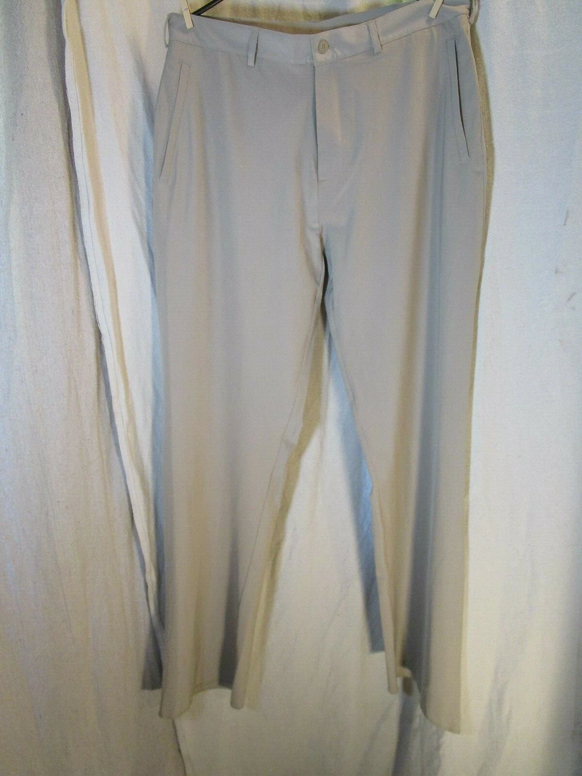 2 PAIRS OF MENS KHAKI DRY-FIT PANTS SZ 36