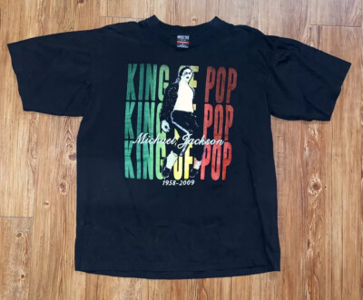 Vintage Michael Jackson Memorial T-Shirt 2009 RIP Concert Tour
