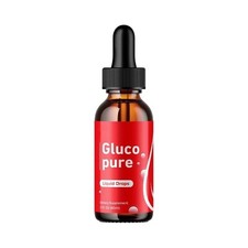 Gluco Pure Liquid Drops, GlucoPure Blood Sugar  Pressure Support 1 Pack 