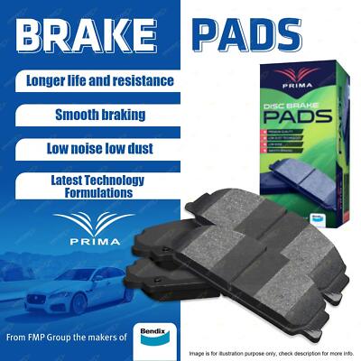4Pcs Prima Front Disc Brake Pads for Nissan Sunny B11 1.2 FWD Sedan 81