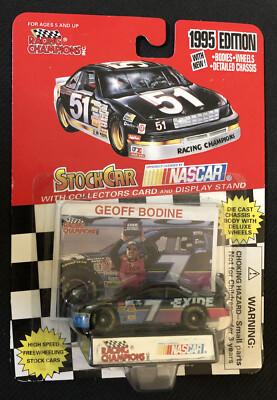 1995 Racing Champions NASCAR Geoff Bodine #7 Exide 1:64 Diecast New