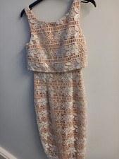 Coast Lace Overlay Dress Size 8 CHARITY SALE