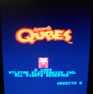 Q*BERT'S QUBES - Gottlieb Arcade - MAIN LOGIC PCB - w/SOUND ROMS - Working 100%