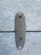 Old Vintage REMINGTON Rifle or Shotgun ALUMINUM BUTTPLATE ALCOA G2 D17015