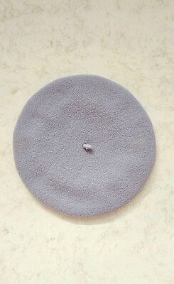 HÉRITAGE PAR LAULHÈRE Wool Beret One Size Grey Bridgerton Coquette Laulhere heritage wool beret - Gem main image 3