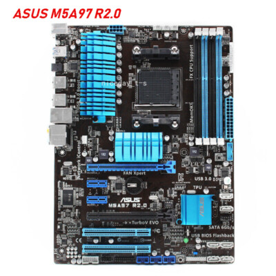 ASUS AMD Motherboard M5A97 R2.0 AM3+ AMD Socket 970 Chipset SATA 3.0USB3.0