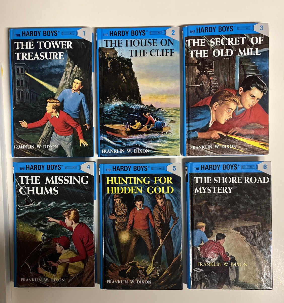 The Hardy Boys Lot: Books 1-6 by Franklin W. Dixon