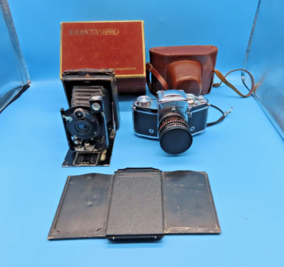 #SE4390# Exakta Varex VX Meyer Görlitz lydith 3,5/30 Zebra Kamera OVP *getestet*