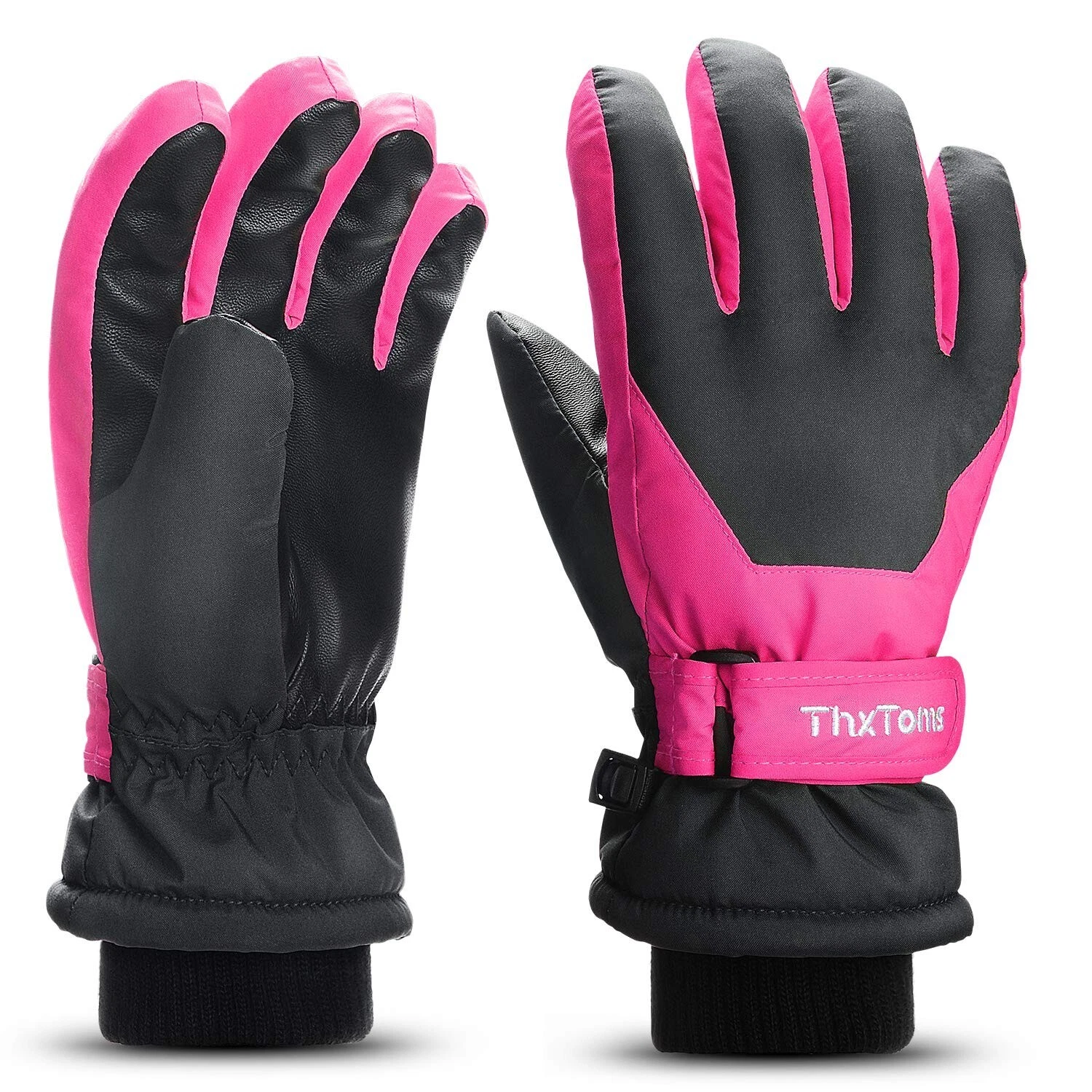 ThxToms Kids Winter Gloves Waterproof Ski Snow Gloves for Boys & Girls Cold W...