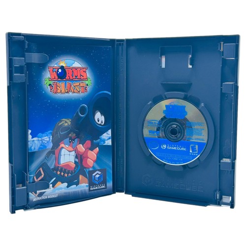 Worms Blast (Nintendo GameCube, 2002) CIB Juego Completo Probado con Manual - Imagen 2 de 4