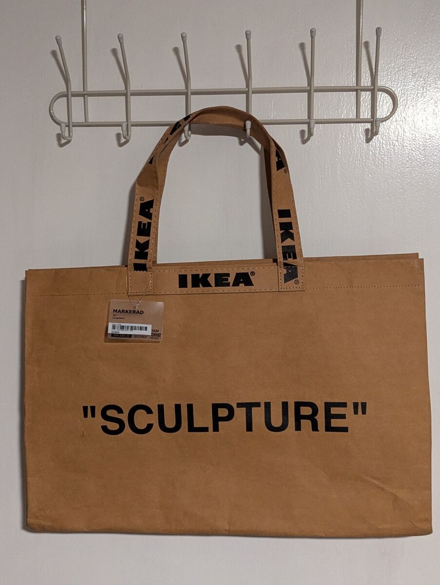 IKEA x Virgil Abloh MARKERAD “SCULPTURE ” Tote Bag | Off IKEA x Virgil Abloh MARKERAD “SCULPTURE ” Tote Bag | Off