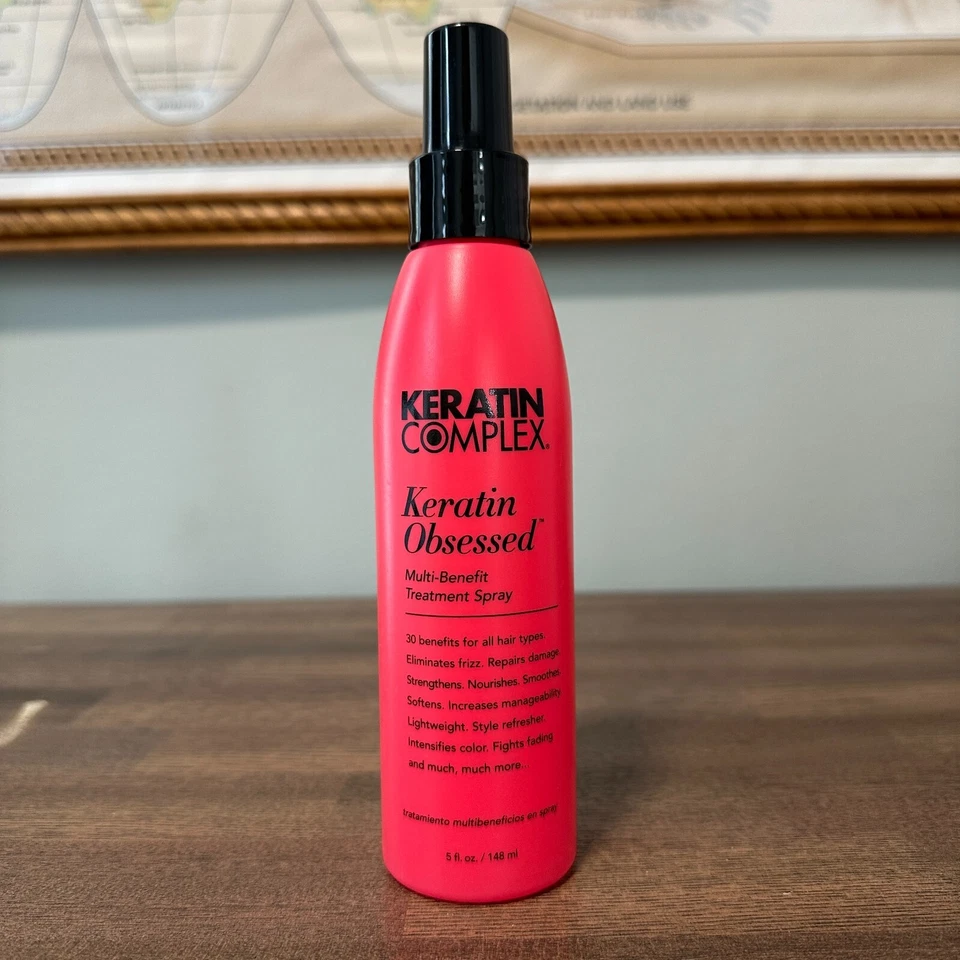 NEW Keratin Complex Keratin Obsessed Multi-Benefit Treatment Spray 5 oz Leave In - Image 2 of 4