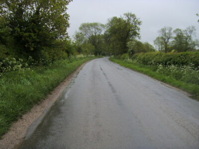 Photo 6x4 Road entering Greenfield Greenfield/SU7191 The road to Christm c2009