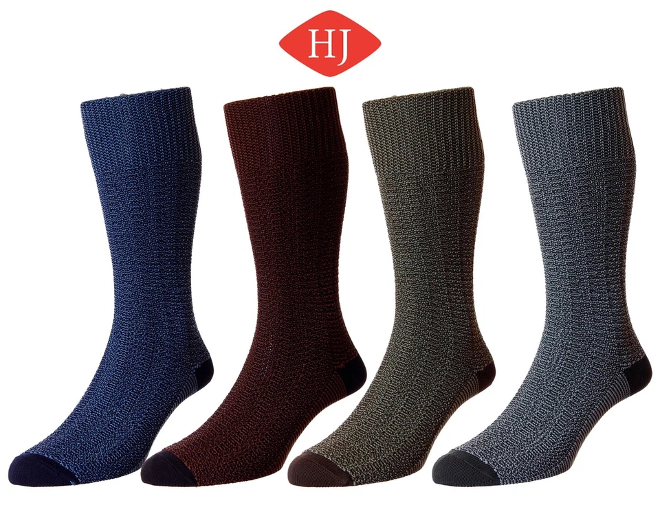 HJ Hall Indestructible Socks Hard-Wearing Half Hose Work Boot Sock (2 PAIRS)