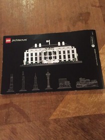 LEGO ARCHITECTURE THE WHITE HOUSE 21006 100% COMPLETE