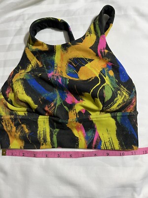Lululemon Sports Bra Women Sz 4 Wunder Under Train Longline