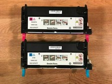 2 Xerox Phaser 6280 Cyan/Magenta Toner 106R01393 106R01392 - Same Day Ship