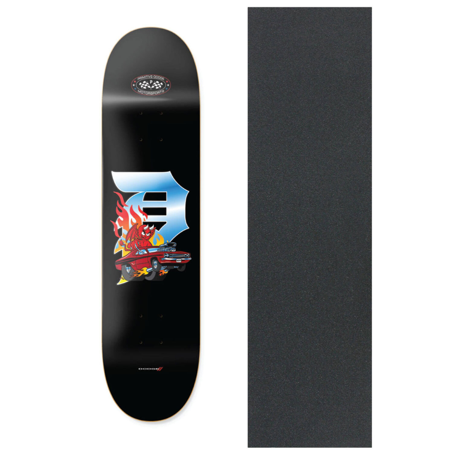 Primitive Skateboard Deck Roadster Black 8.0