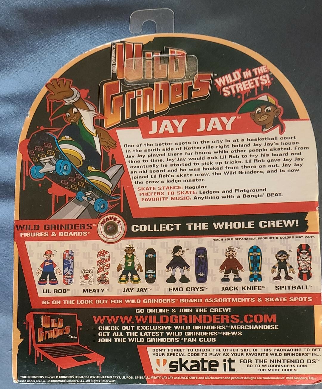 2008 WILD GRINDERS SKATE IT LIL ROB DYRDEK JAY JAY MEATY BOARD SKATEBOARDS NEW