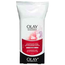 Olay Regenerist Micro Exfoliating Wet Cleansing Cloths Advanced Anti Aging 30ct