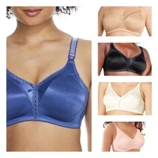Bali Classic Double Support Comfort-U Wireless Full-Figure Bra DF3820 NWT