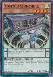 Yosenju Shinchu L - SP17-EN007 - Starfoil Rare - 1st Edition x3 - Near Mint