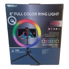 Vivitar 8  Full Color Ring Light USB Powered - Brand New