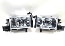For 94-02 Dodge Ram Truck Oe Style Chrome Housing Clear Lens Headlight Lamp