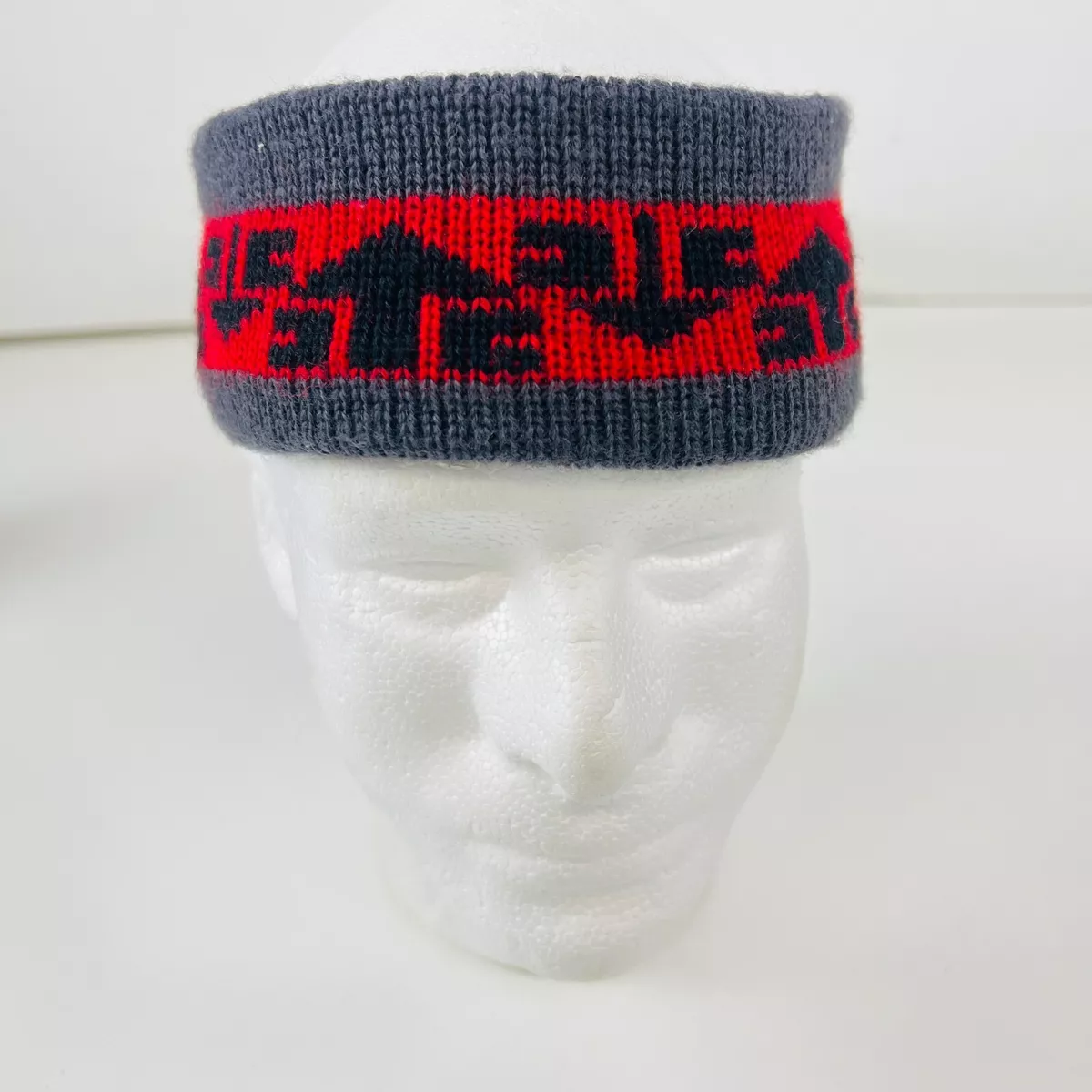 The North Face Headband Unisex Adult Gray Knit 100 Wool One Size Stretch